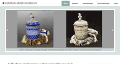 Desktop Screenshot of keramik-museum-berlin.de
