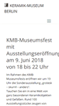 Mobile Screenshot of keramik-museum-berlin.de